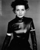 Juliette Binoche in leather